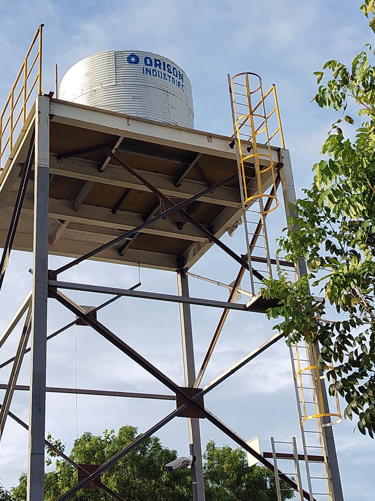 Zincalume Over Head Water Tank Installation